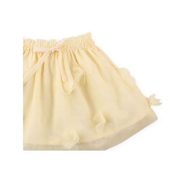 Gingersnaps Tulle Skirt With Flower Appliqué