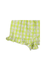 Load image into Gallery viewer, Gingersnaps Floral Gingham Ruffles Skorts

