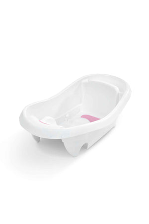 Ingenuity Comfy Clean Deluxe Newborn to Toddler Bather Pink