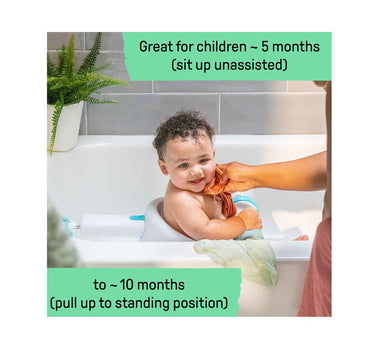 Ingenuity My Bath Seat for Sit-Up Baby Bathing Grey