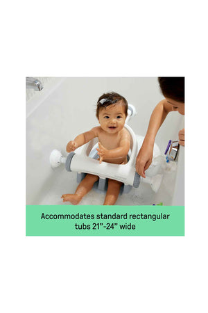 Ingenuity My Bath Seat for Sit-Up Baby Bathing Grey