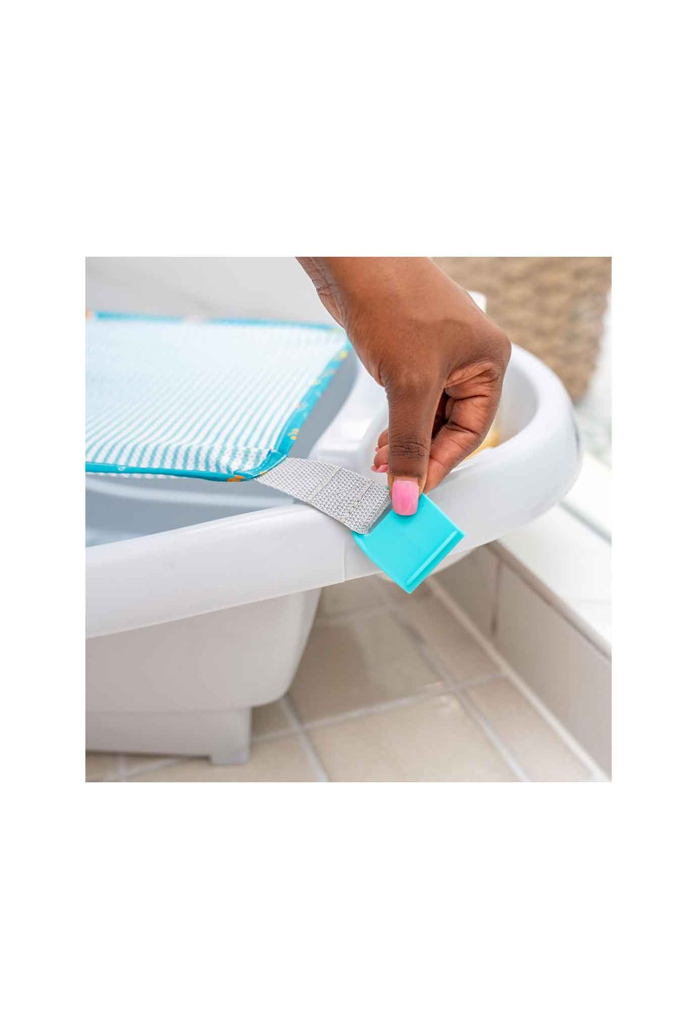 Ingenuity Comfy Clean Deluxe Newborn to Toddler Bather Grey