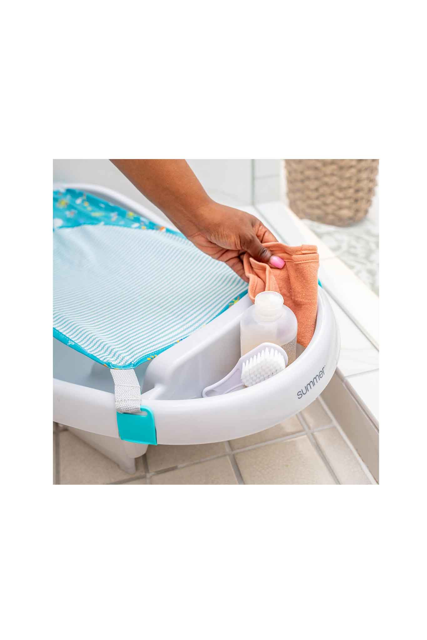 Ingenuity Comfy Clean Deluxe Newborn to Toddler Bather Grey