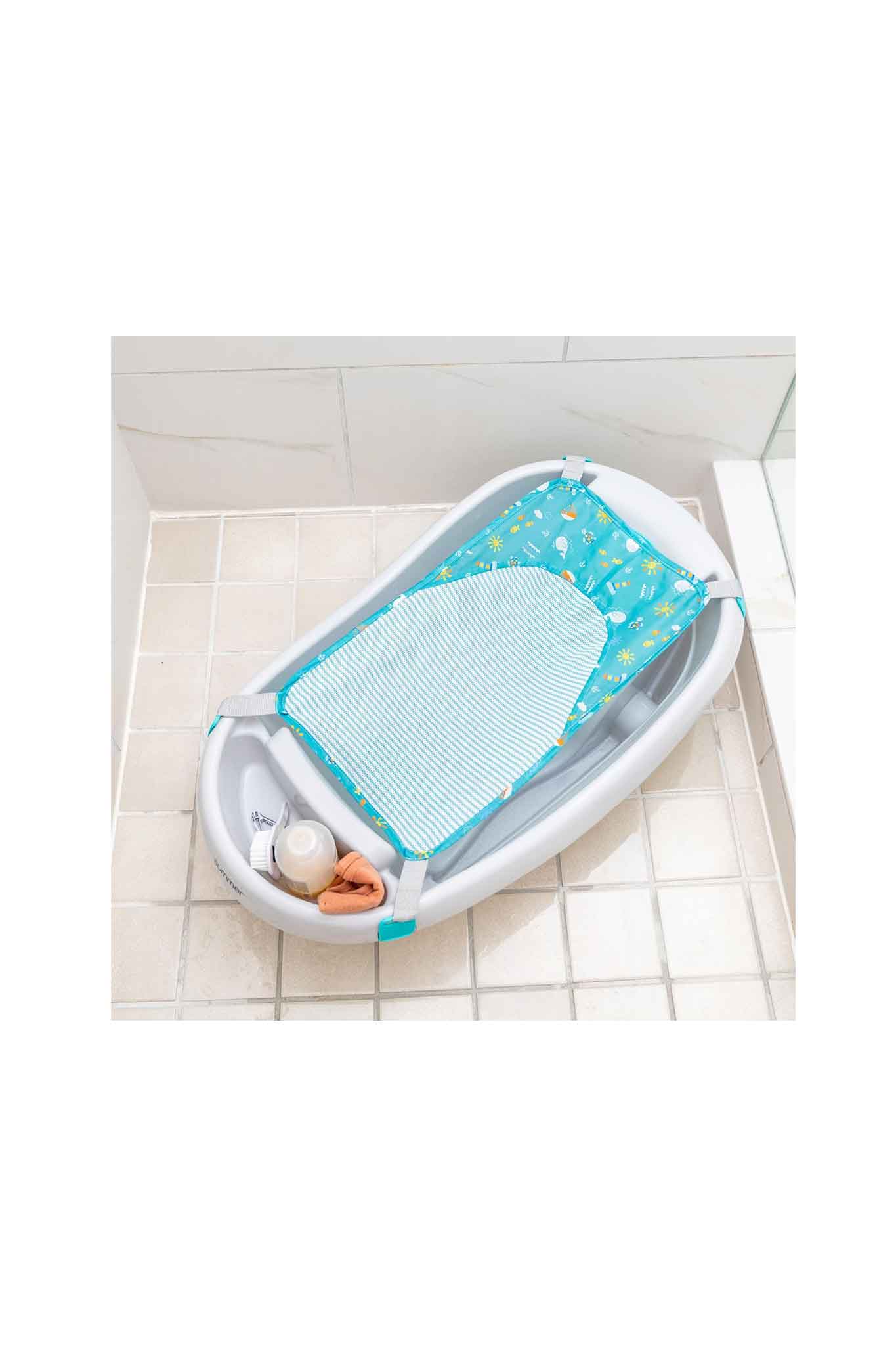 Ingenuity Comfy Clean Deluxe Newborn to Toddler Bather Grey