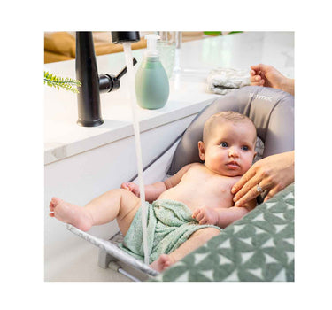 Ingenuity Foldaway 2-Position Baby Bath Seat Grey