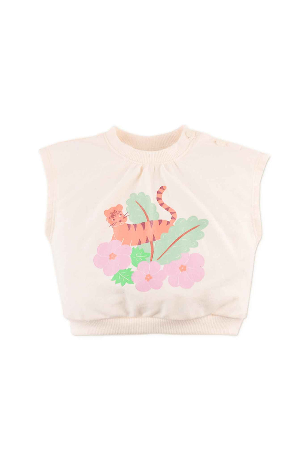 Gingersnaps Tiger Spot Print Top