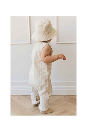 Jamie Kay Organic Cotton Milo Jumpsuit - Variegated Stripe Foam