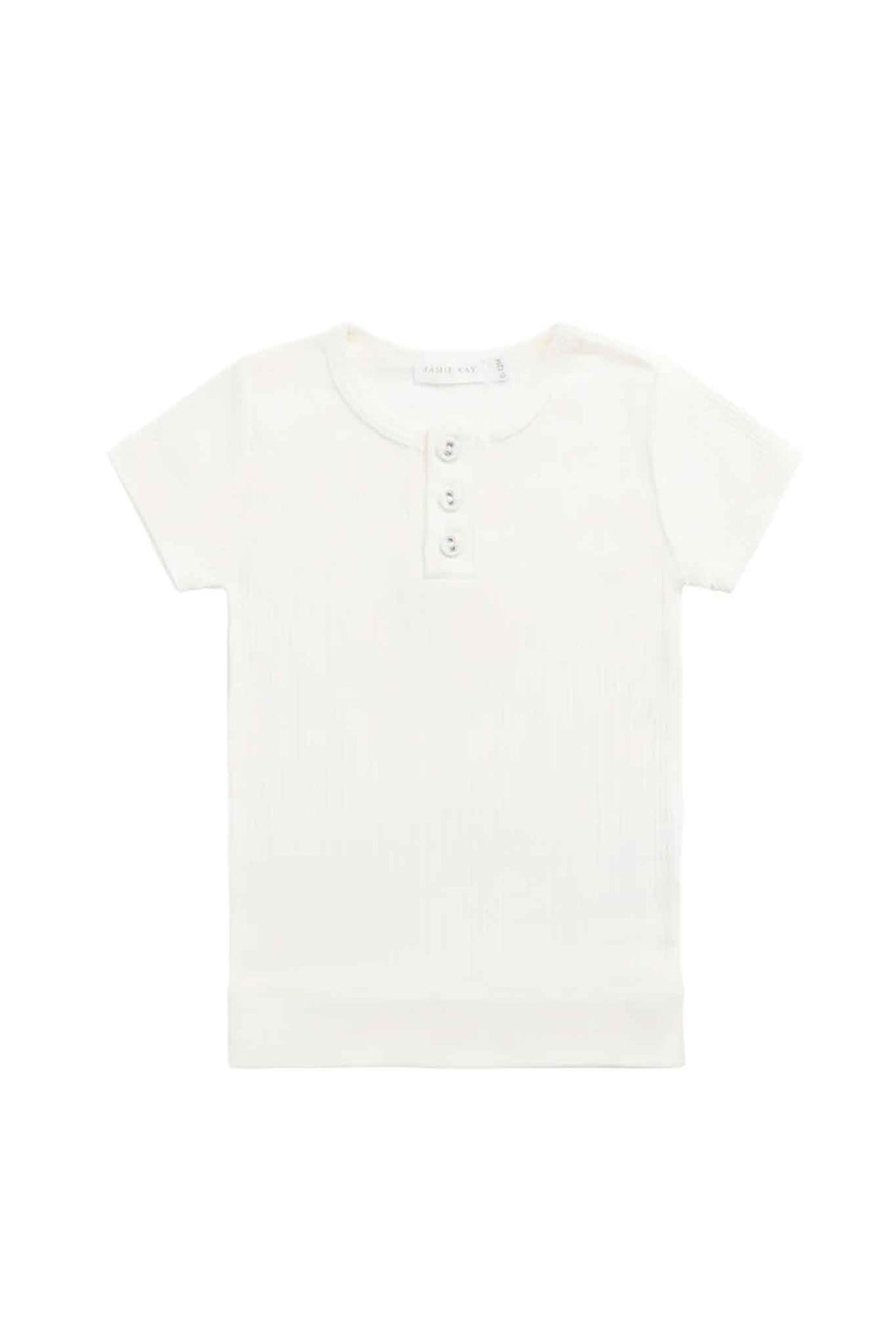 Jamie Kay Organic Cotton Modal Henley Tee