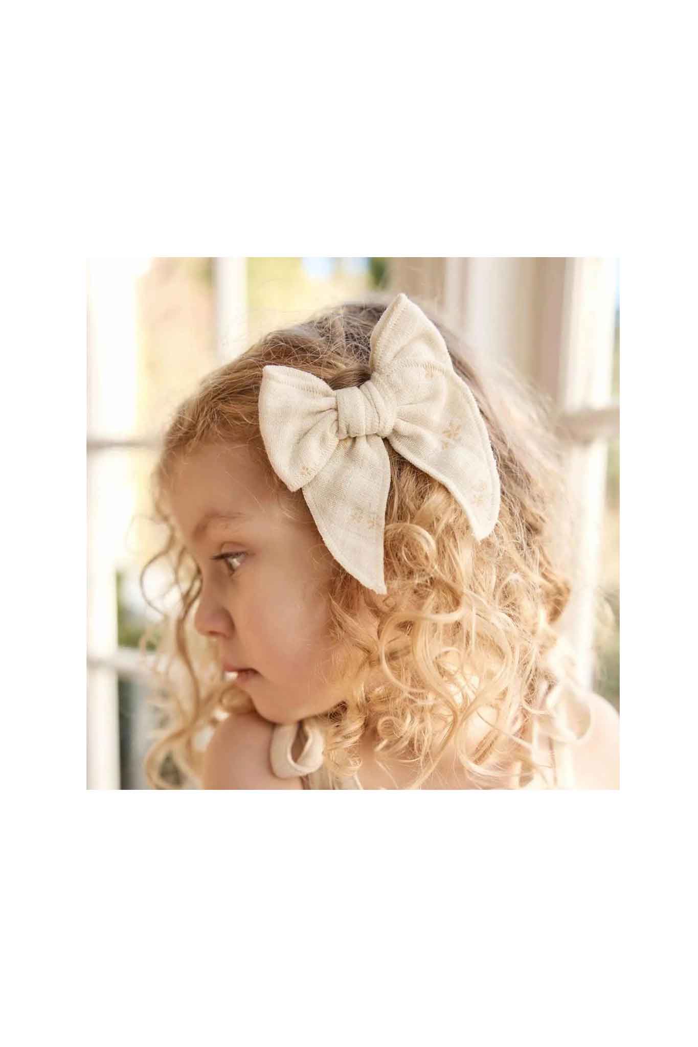 Jamie Kay Organic Cotton Muslin Bow