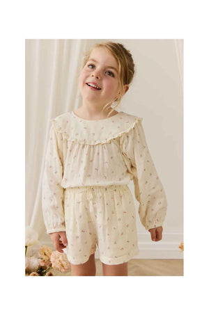 Jamie Kay Organic Cotton Muslin Selah Short - Willow Rose