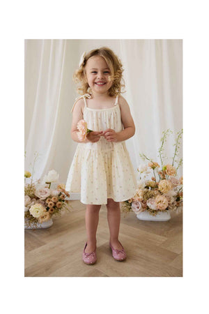 Jamie Kay Organic Cotton Muslin Winnie Dress - Willow Rose