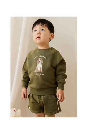 Jamie Kay Organic Cotton Nash Short - Sicilian Olive