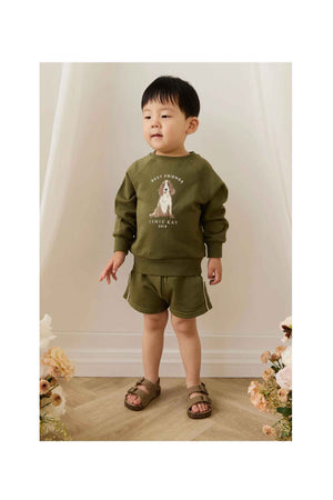 Jamie Kay Organic Cotton Nash Short - Sicilian Olive