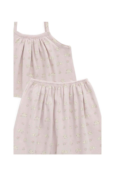 Jamie Kay Organic Cotton Viola Pyjama Set - Moon Floral Mauve