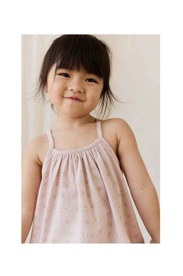 Jamie Kay Organic Cotton Viola Pyjama Set - Moon Floral Mauve