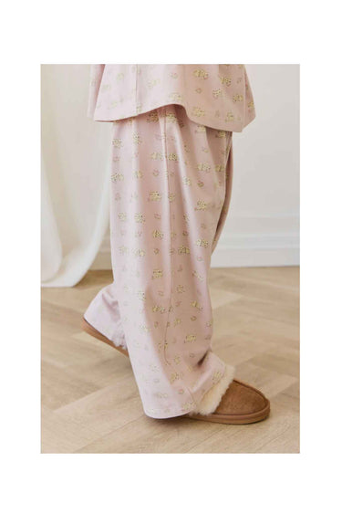 Jamie Kay Organic Cotton Viola Pyjama Set - Moon Floral Mauve