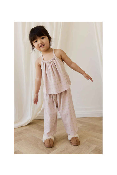 Jamie Kay Organic Cotton Viola Pyjama Set - Moon Floral Mauve