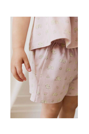 Jamie Kay Organic Cotton Winnie Pyjama Set - Moon Floral Mauve