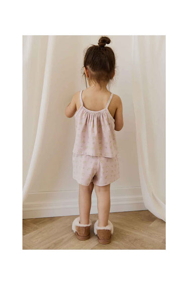 Jamie Kay Organic Cotton Winnie Pyjama Set - Moon Floral Mauve