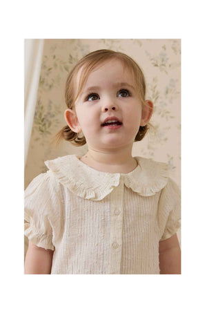 Jamie Kay Organic Cotton Bowie Blouse - Parchment