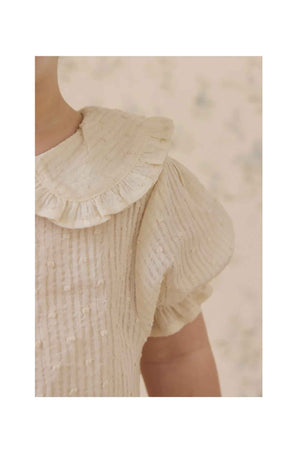 Jamie Kay Organic Cotton Bowie Blouse - Parchment