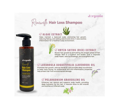 Jorganic Renewelle Hair Loss Shampoo 300ml