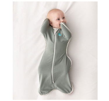 Love To Dream Swaddle Up Stage 1 1.0 Tog Stretch Cotton Deep Olive
