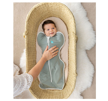 Love To Dream Swaddle Up Stage 1 1.0 Tog Stretch Cotton Deep Olive