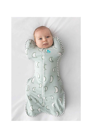 Love To Dream Swaddle Up Stage 1 1.0 Tog Stretch Cotton Eclipse Olive