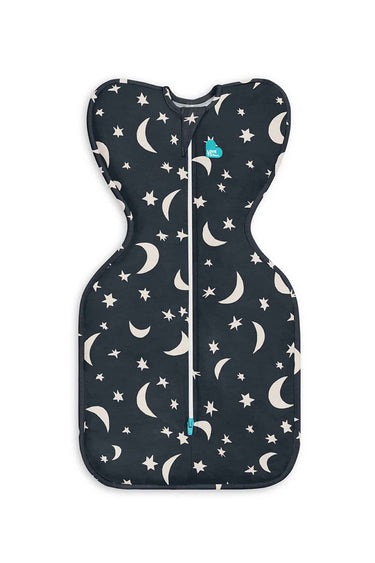 Love To Dream Swaddle Up Stage 1 1.0 Tog Stretch Cotton Big Sky Charcoal