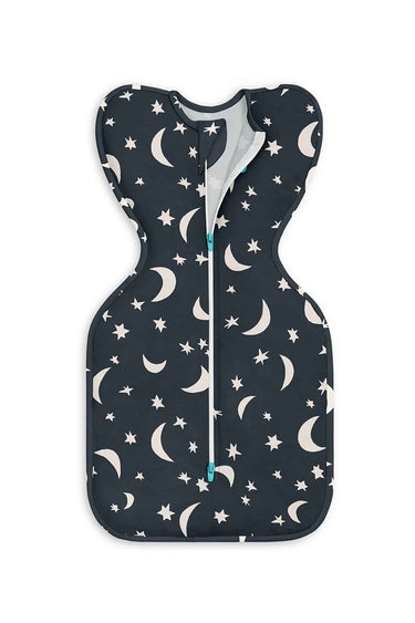 Love To Dream Swaddle Up Stage 1 1.0 Tog Stretch Cotton Big Sky Charcoal