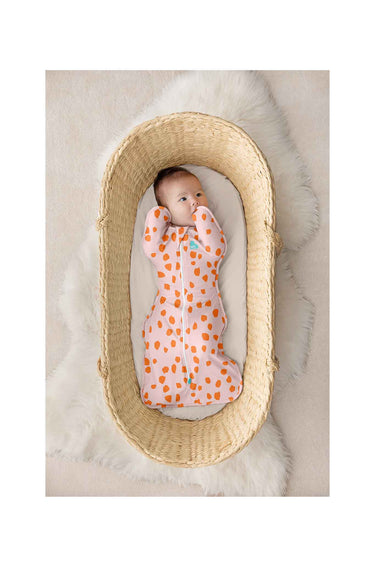 Love To Dream Swaddle Up Stage 1 1.0 Tog Stretch Cotton Jumbo Animal Light Pink
