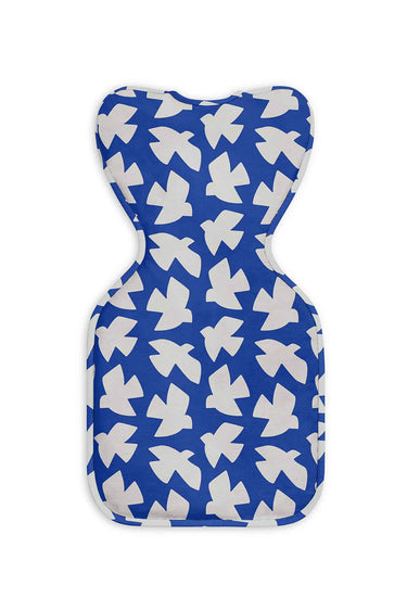 Love To Dream Swaddle Up Stage 1 1.0 Tog Stretch Cotton Paperbirds Cobalt