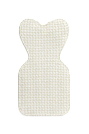 Love To Dream Swaddle Up Stage 1 1.0 Tog Original Cotton Houndstooth Tan