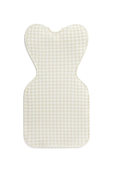 Love To Dream Swaddle Up Stage 1 1.0 Tog Original Cotton Houndstooth Tan