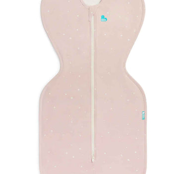 Love To Dream Swaddle Up Stage 1 1.0 Tog Strecth Cotton Twinkle Powder Pink