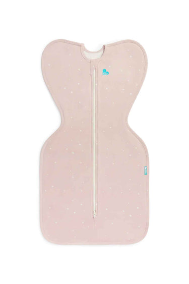 Love To Dream Swaddle Up Stage 1 1.0 Tog Strecth Cotton Twinkle Powder Pink