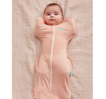 Love To Dream Swaddle Up Stage 1 0.2 Tog Stretch Cotton Blush