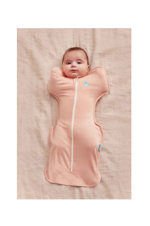 Love To Dream Swaddle Up Stage 1 0.2 Tog Stretch Cotton Blush
