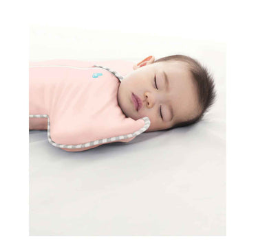 Love To Dream Swaddle Up Stage 1 0.2 Tog Stretch Cotton Rose