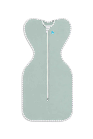 Love To Dream Swaddle Up Stage 1 0.2 Tog Stretch Cotton Light Olive