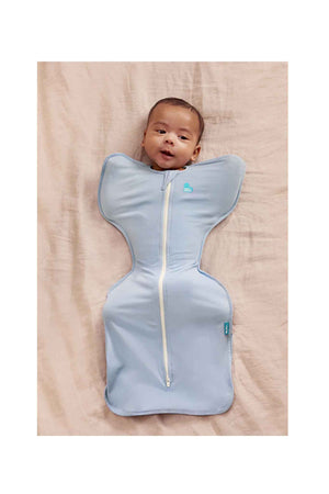 Love To Dream Swaddle Up Stage 1 0.2 Tog Stretch Cotton Soft Blue