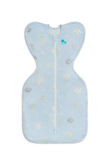 Love To Dream Swaddle Up Stage 1 0.2 Tog Viscose From Bamboo Little Dreamer Light Blue