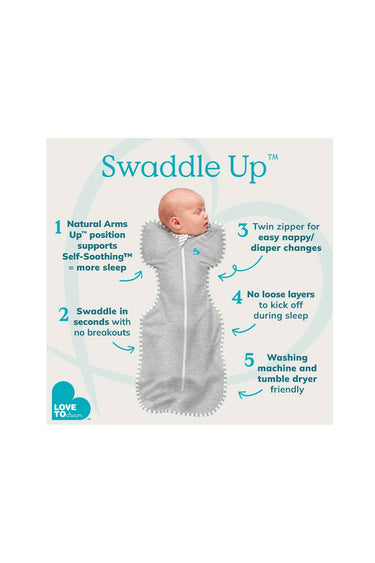 Love To Dream Swaddle Up Stage 1 1.0 Tog Viscose From Bamboo Time And Space Marle Blue