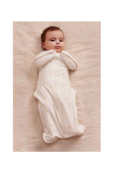 Love To Dream Swaddle Up Stage 1 1.0 Tog Viscose From Bamboo Lemons Cream