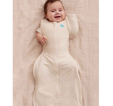 Love To Dream Swaddle Up Transition Bag Stage 2 1.0 Tog Original Cotton Oatmeal