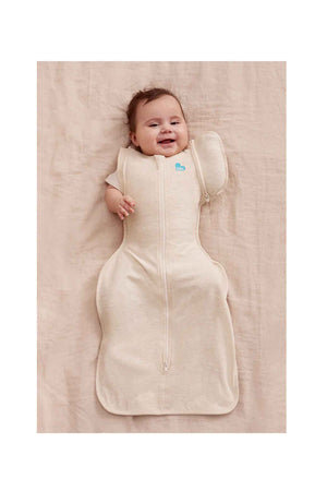 Love To Dream Swaddle Up Transition Bag Stage 2 1.0 Tog Original Cotton Oatmeal