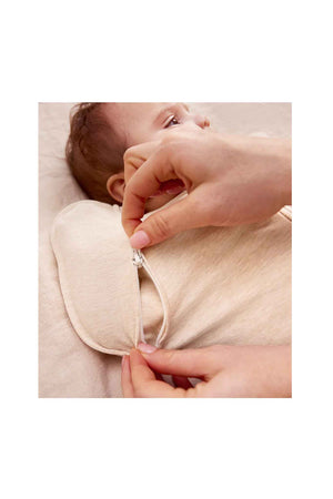 Love To Dream Swaddle Up Transition Bag Stage 2 1.0 Tog Original Cotton Oatmeal
