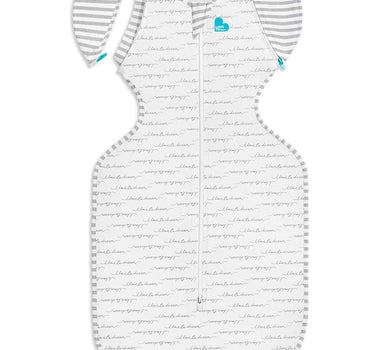 Love To Dream Swaddle Up Transition Bag Stage 2 1.0 Tog Stretch Cotton Dreamer White