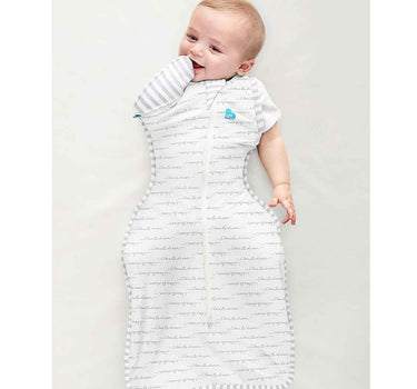 Love To Dream Swaddle Up Transition Bag Stage 2 1.0 Tog Stretch Cotton Dreamer White